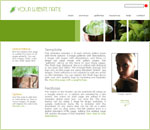 Cafe: CSS drop menu web template